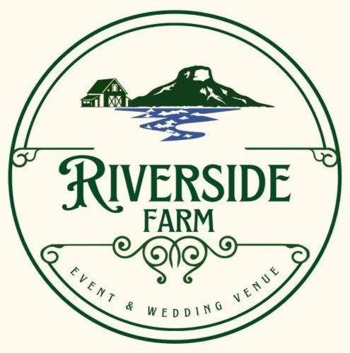 Riverside Farm Event & Wedding Venue badge logo